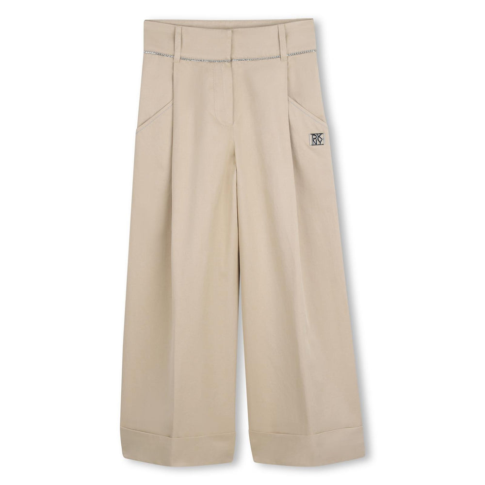 Pantalone largo con logo sul davanti D62587 /20P DKNY 