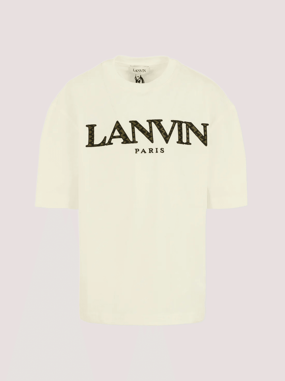 T-shirt avorio per bambino con logo N30283 /117 LANVIN 