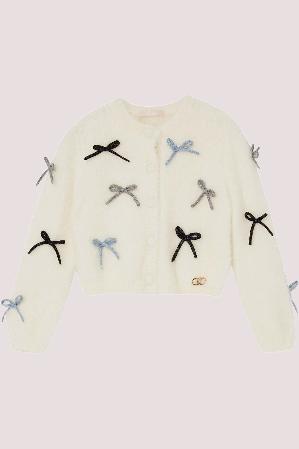 Cardigan con fiocchetti KF5053 MA94O /M9987 LIU JO 