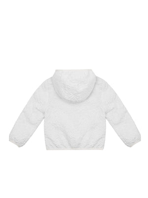Giacca leggera rosa con cappuccio