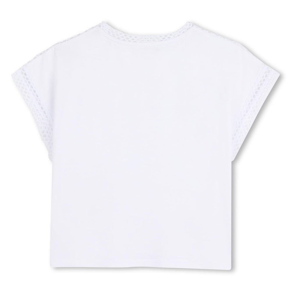T-shirt con logo D62628 /10P DKNY 