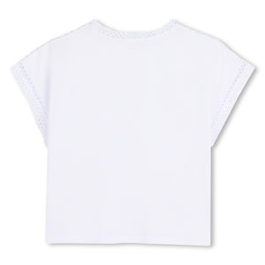 T-shirt con logo D62628 /10P DKNY 