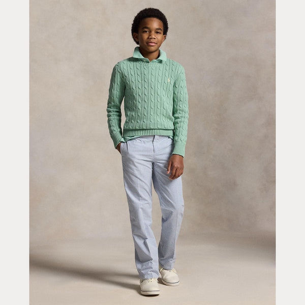 Maglione in cotone a trecce 323702674 /505 POLO RALPH LAUREN 