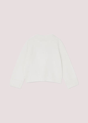 Maglia con logo e strass KF5055 MA12P /10602 LIU JO 