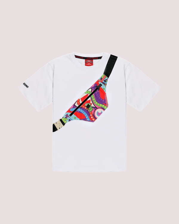 Mind trip crossbody reg t-shirt wht SPY1402 /WHITE SPRAYGROUND 