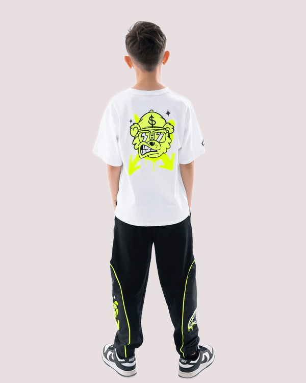 Graffitti bear over t-shirt SPY1443 /WHITE SPRAYGROUND 