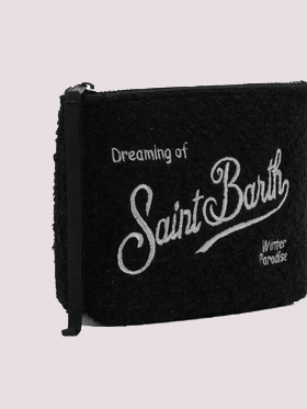 Pochette Aline Tweed lurex nero ALI0027 /00207I MC2 SAINT BARTH 