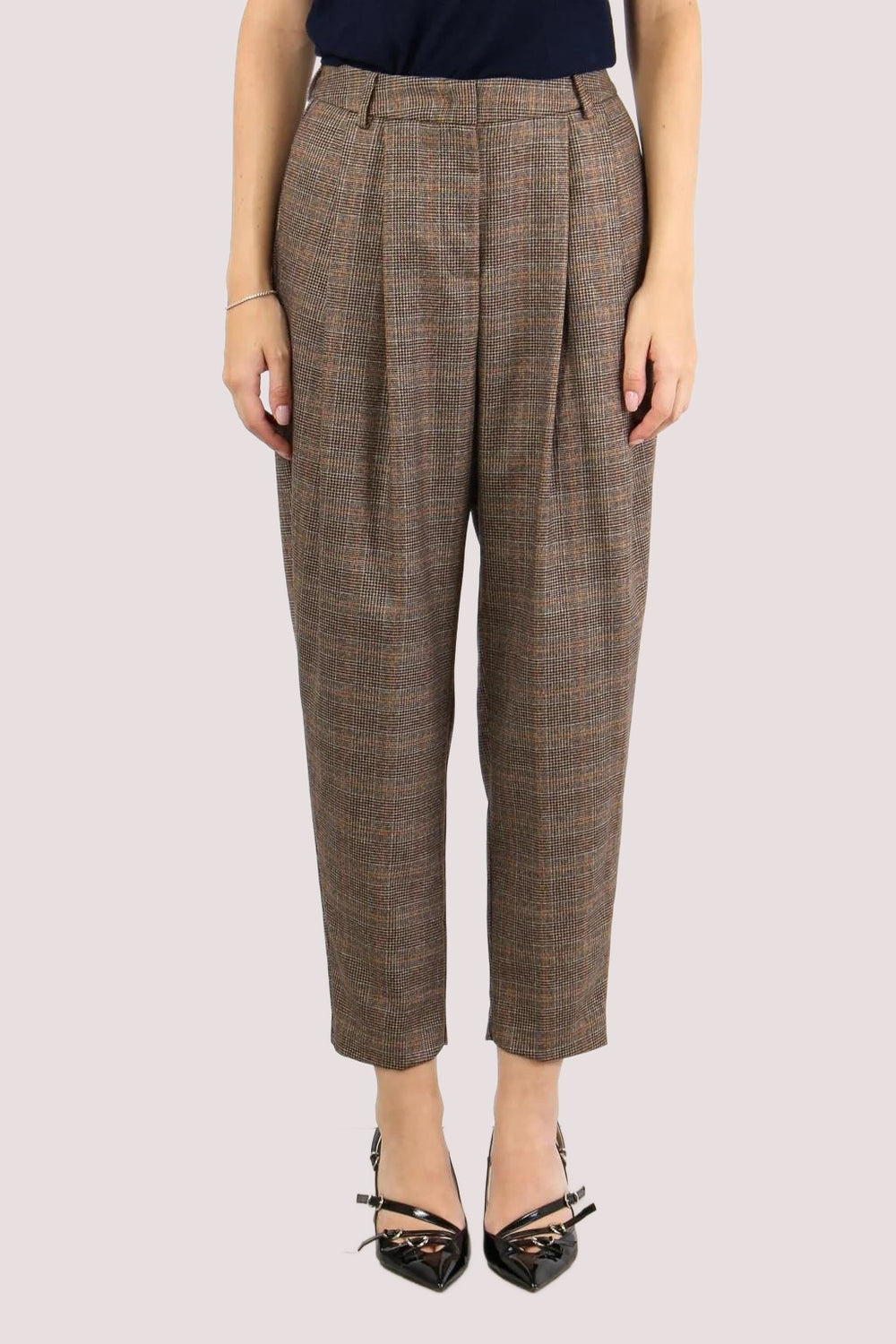 Pantalone in tessuto galles 107872 /KAKI F. ANNARITA N 