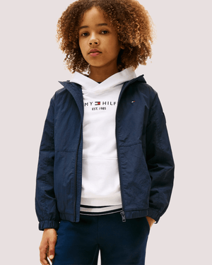 Giacca leggera con cappuccio e zip Tommy Hilfiger KB0KB09737J /C1G TOMMY HILFIGER 