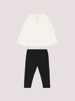 Completo multicolor per neonata con Teddy Bear MDK03C LBA11 /83933 MOSCHINO 