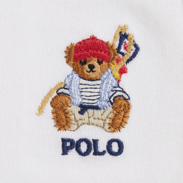 Polo bear morbido cotone con pantaloncini 320B14065 /001 POLO RALPH LAUREN 