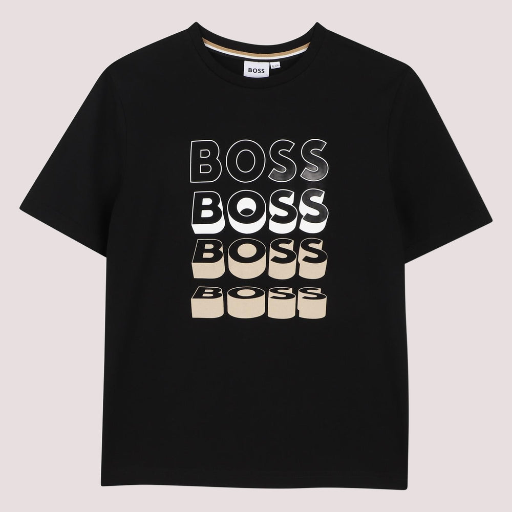 T-shirt logata J52982 /09B BOSS 