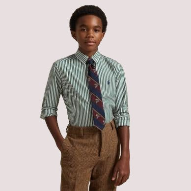 Camicia in popeline di cotone a righe 323979319 /3 POLO RALPH LAUREN 