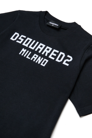 T-shirt con logo stampato sul petto DQ3164 D0015 /DQ900 DSQUARED2 JUNIOR 