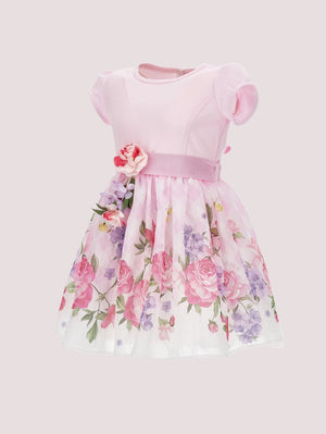 Abito Floreale 11G909 7622 /90 MONNALISA 