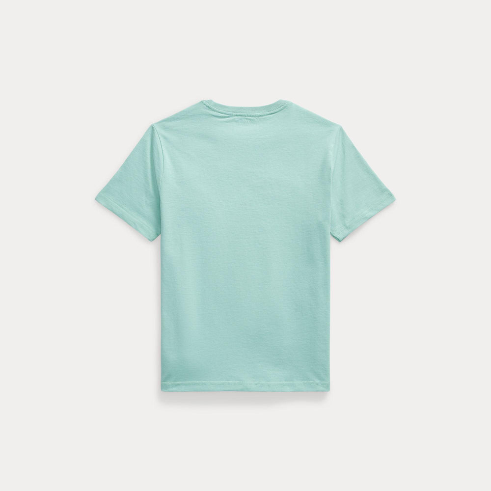 T-shirt in jersey di cotone con scollo a girocollo 323832904 /506 POLO RALPH LAUREN 