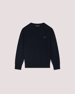 Maglione ASV realizzato in misto cotone biologico EB000440 AF15211 /UB118 EMPORIO ARMANI 