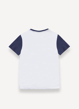 T-shirt logata in cotone 3507 6SH /1 COLMAR 