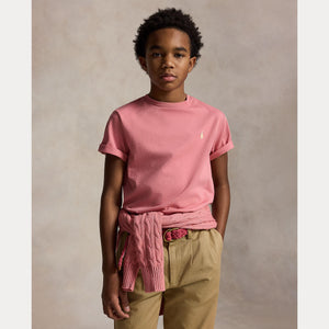 T-shirt in jersey di cotone con scollo a girocollo 323832904 /510 POLO RALPH LAUREN 