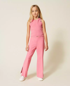 Top in maglia con bottoni 261GJ3062 /7207 TWINSET 