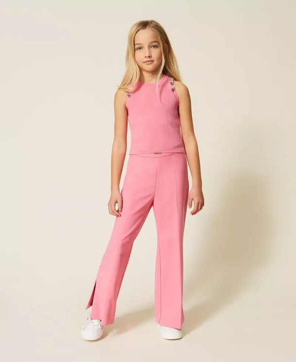 Top in maglia con bottoni 261GJ3062 /7207 TWINSET 