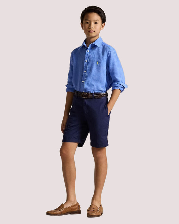 Camicia in lino 323967600 /001 POLO RALPH LAUREN 