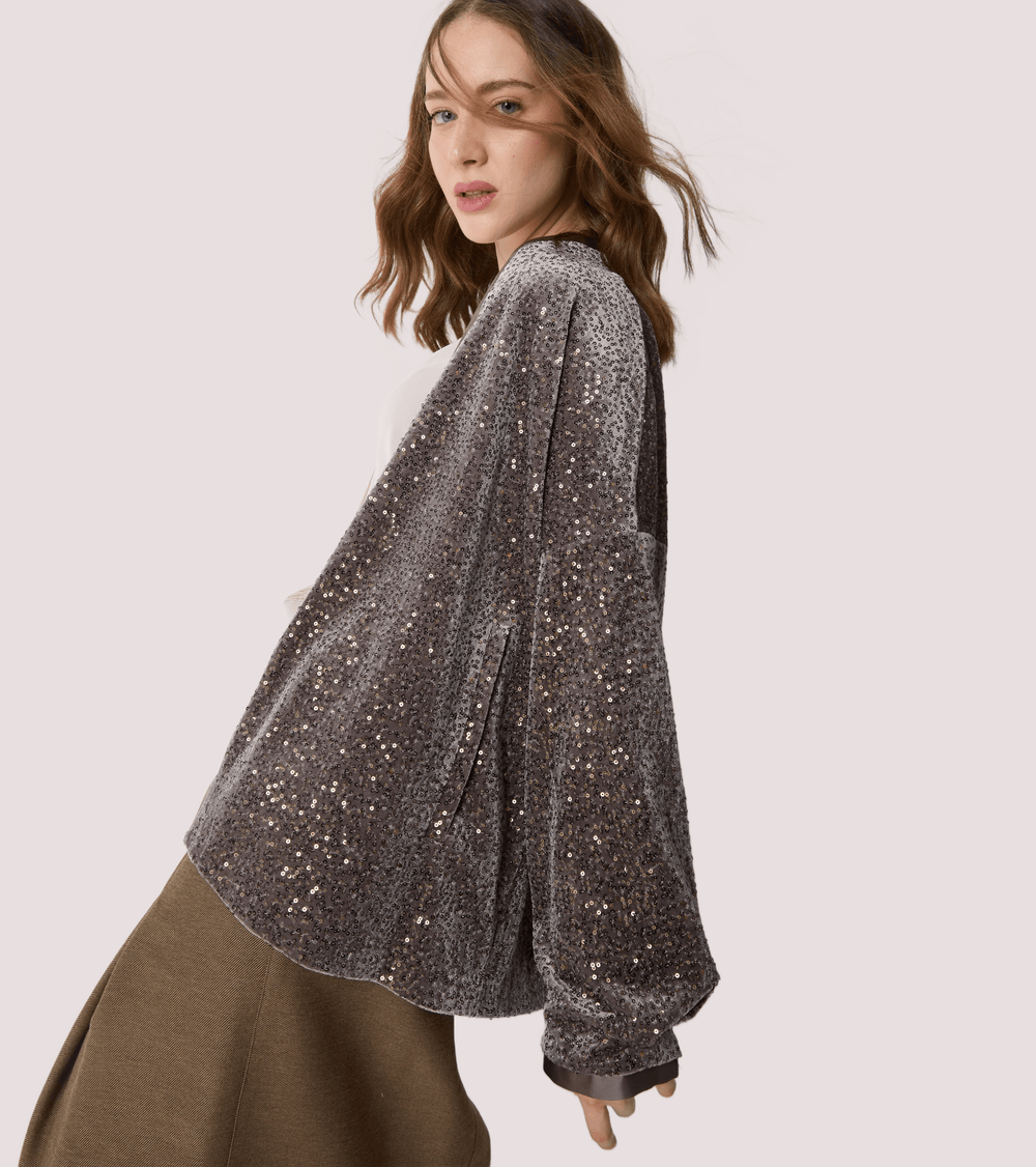 Giacca con paillettes 521SD35083 /S3332 ALESSIA SANTI 