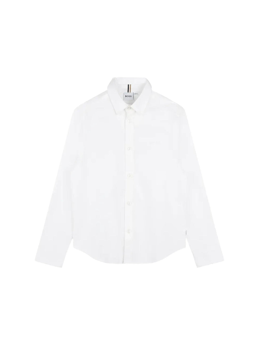 Camicia bianca da bambino in puro cotone