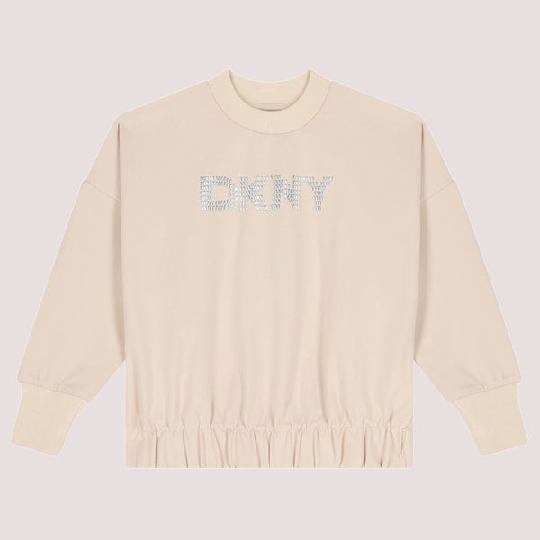 Felpa a girocollo con logo in cotone Dkny D62393 /217 DKNY 