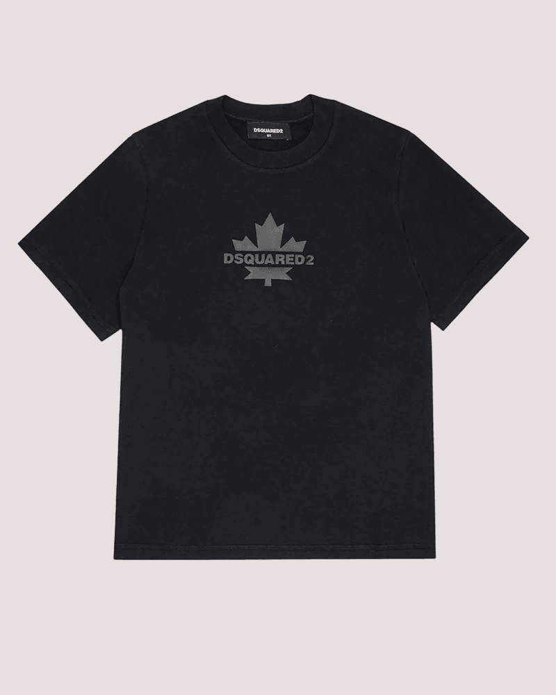 T-shirt in jersey con logo DQ2743 D0AC7 /DQ900 DSQUARED2 JUNIOR 