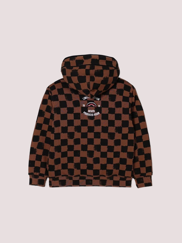 Felpa con cappuccio Head shark hoodie SPY1356G /GREY SPRAYGROUND 