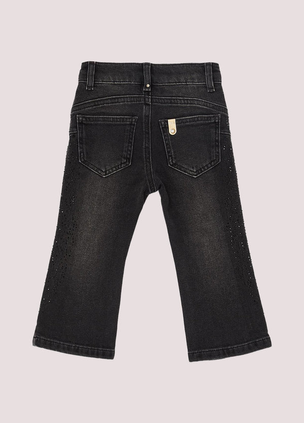 Jeans in cotone con strass KF5035 D5035 /88008 LIU JO 