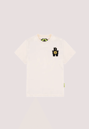 T-shirt con logo ricamato e stampa sul retro F5BKJUTH083 /13 BARROW KIDS 