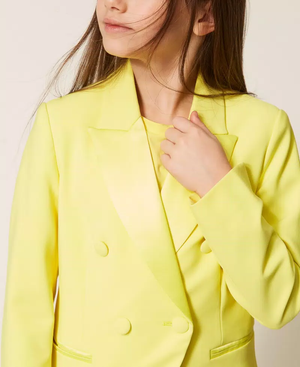 Giacca blazer in crêpe e duchesse 261GJ2Q55 /6210 TWINSET 