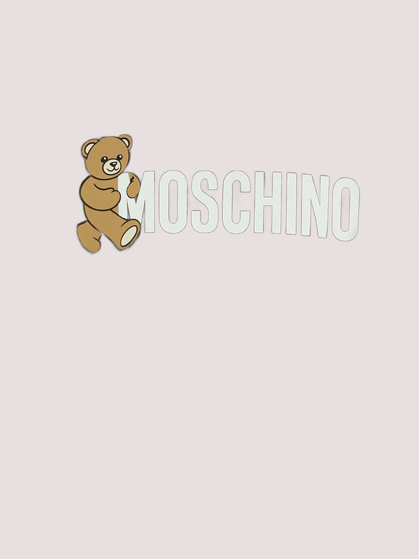 Felpa nera per bambini con Teddy Bear HPF08V LCA83 /60100 MOSCHINO 