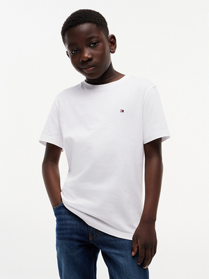 T-shirt con logo ricamato Tommy Hilfiger KB0KB09646 /YBR TOMMY HILFIGER 