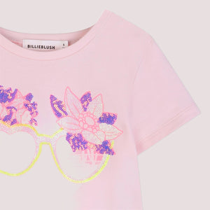 T-shirt con paillettes U21956 /44L BILLIEBLUSH 