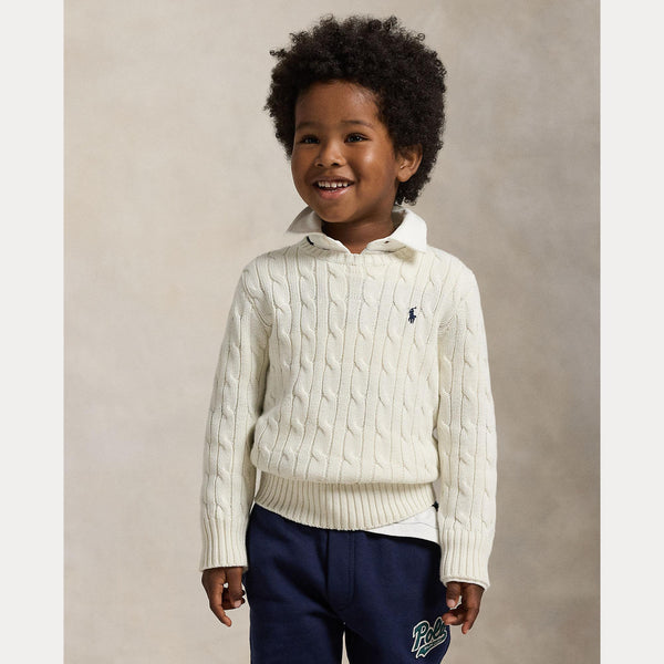 Maglione in cotone a trecce 322702674 /024 POLO RALPH LAUREN 