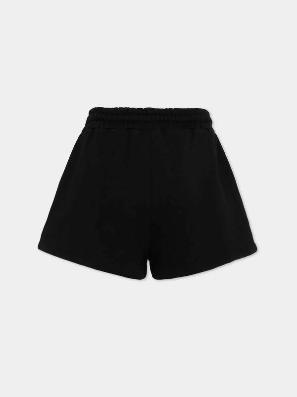 Shorts in felpa con logo stampato S6MSJGSH066 /110/88 MSGM KIDS 
