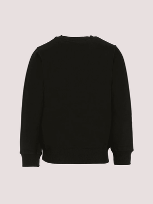 Felpa nera per bambini con Teddy Bear HPF08V LCA83 /60100 MOSCHINO 