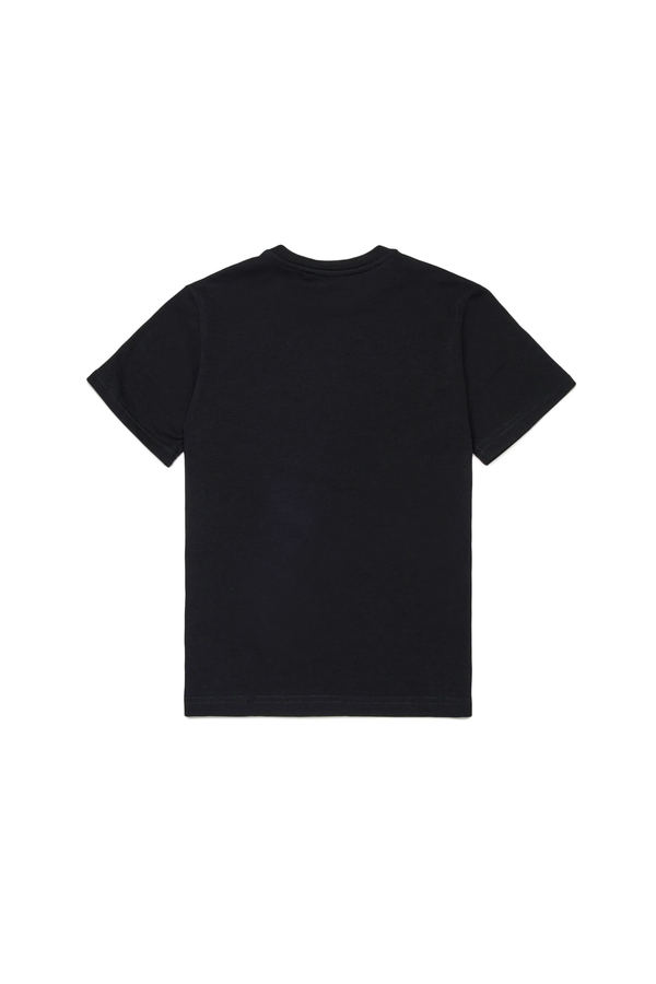 T-shirt con logo effetto gommato DQ2823 D004G /DQ900 DSQUARED2 JUNIOR 