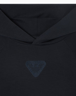 Felpa comfort fit con cappuccio in double jersey EB000835 AF16254 /UB118 EMPORIO ARMANI 