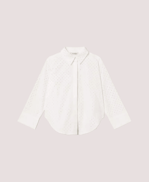 Camicia over in popeline con strass 252GJ2330 /526 TWINSET 