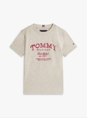 T-shirt con stampa logo Tommy Hilfiger KB0KB10055T /A1G TOMMY HILFIGER 