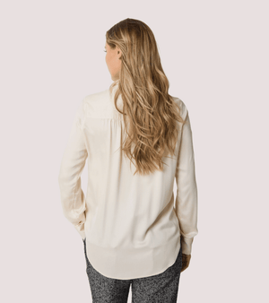 Blusa in raso con foulard 521SD45060 /S2128 ALESSIA SANTI 