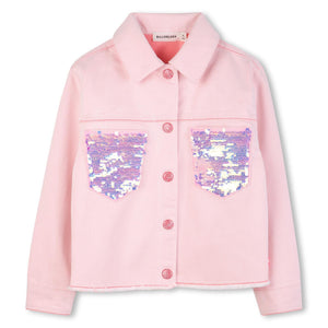 Giacca con tasche in paillettes U22156 /S51 BILLIEBLUSH 