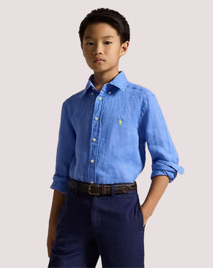 Camicia in lino 323967600 /001 POLO RALPH LAUREN 