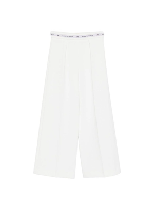 Pantalone  in crepe con nastro logato in vita EFPA314 GA022 /0195 ELISABETTA FRANCHI La Mia Bambina 