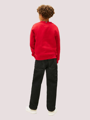 Felpa con logo frontale Tommy Hilfiger KS0KS00709J /XLG TOMMY HILFIGER 