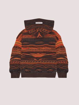 Hoodie con cappuccio "Laneus" jacquard F5LKJUKH058 /920 LANEUS KIDS 